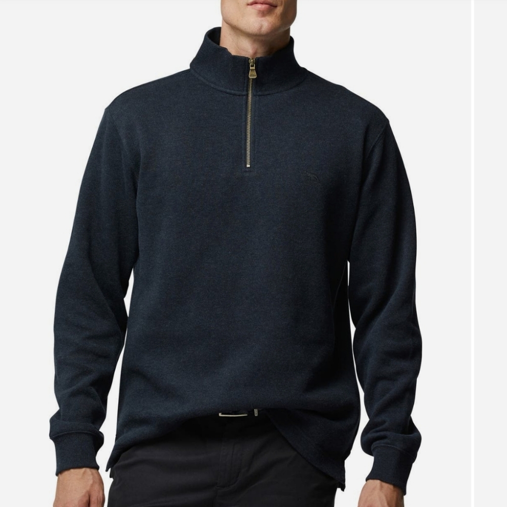 Rod & Gunn Mens Pullover Sweatshirt, Size M, Navy Blue